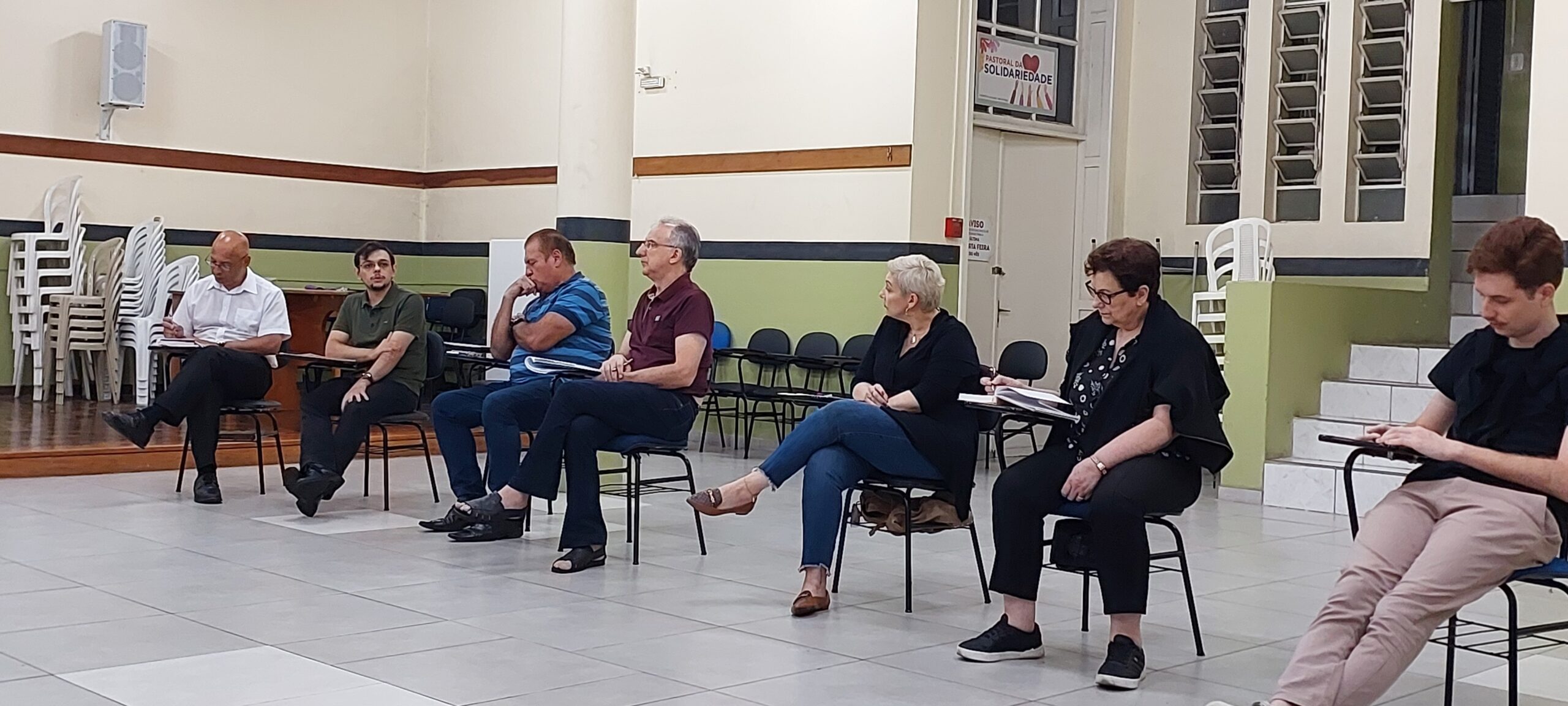 Reunião com os coordenadores das equipe de Liturgia