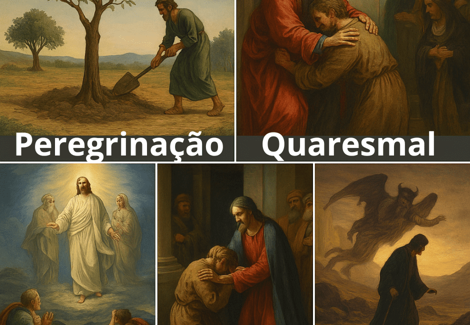 Peregrinação quaresmal - pelo Padre Ari Antônio dos Reis.